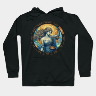 ZODIAC Libra - Astrological LIBRA - LIBRA - ZODIAC sign - Van Gogh style - 4 Hoodie